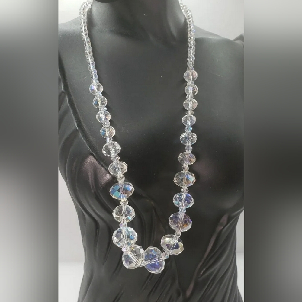 Kirks Folly Ball Belle Crystal Necklace, Silver Tone
